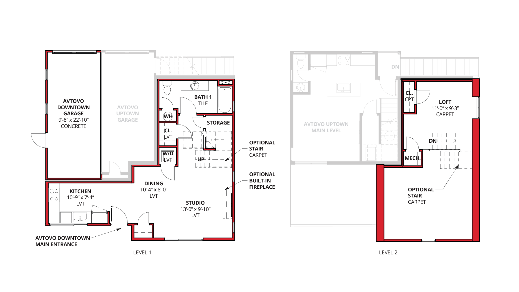 Avtovo Downtown, Studio, 1 Bathroom townhome at West Line Village in Lakewood, CO